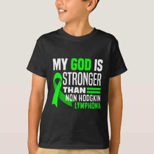 Camiseta Mi Dios Es Más Fuerte Que El Linfoma No Hodgkin Co