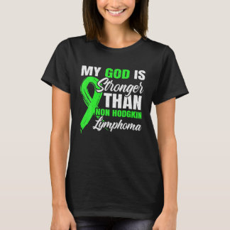 Camiseta Mi Dios Es Más Fuerte Que El Linfoma No Hodgkin Co