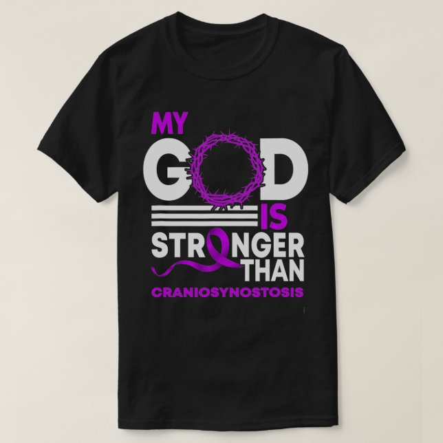 Camiseta Mi Dios Es Más Fuerte Que La Conciencia De La Cran (Diseño del anverso)