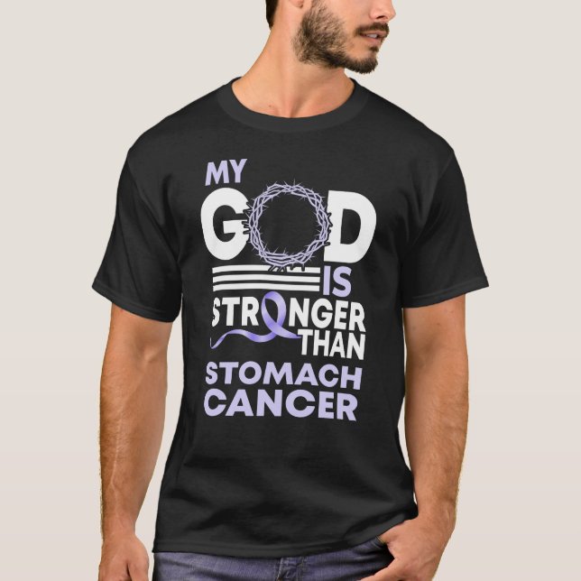 Camiseta Mi Dios Es Más Fuerte Que La Conciencia Sobre El C (Anverso)