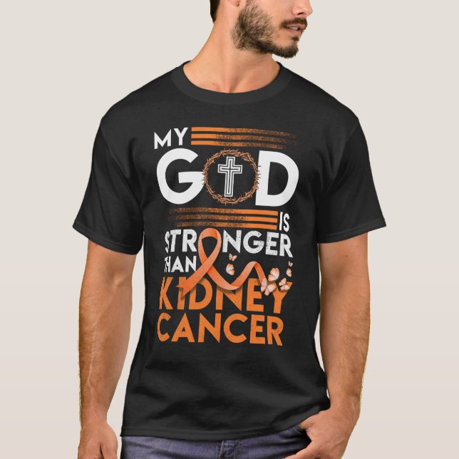 Camiseta Mi Dios Es Más Fuerte Que La Conciencia Sobre El C (Anverso)