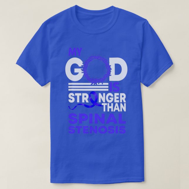 Camiseta Mi Dios Es Más Fuerte Que La Espina (Diseño del anverso)