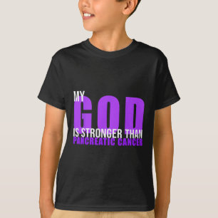 Camiseta Mi Dios es más fuerte que las advertencias de cánc