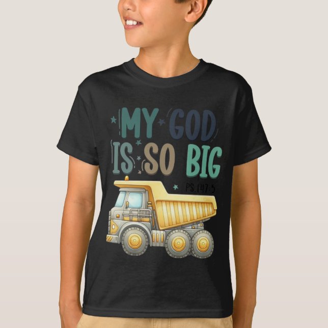 Camiseta Mi Dios Es Tan Grande - Salmo 147:5 (Anverso)