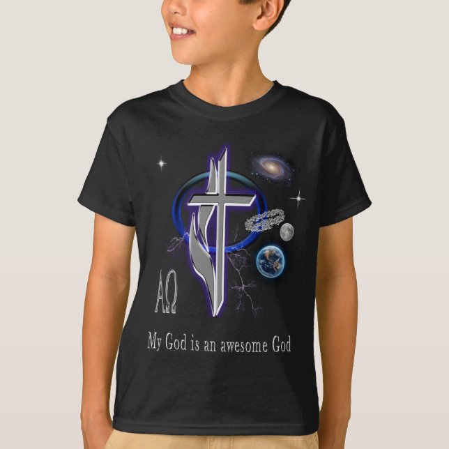 Camiseta Mi Dios es un Dios increíble. (Anverso)