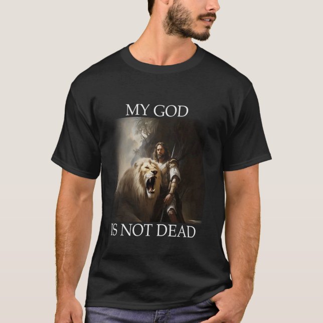 Camiseta Mi Dios no está muerto (Anverso)
