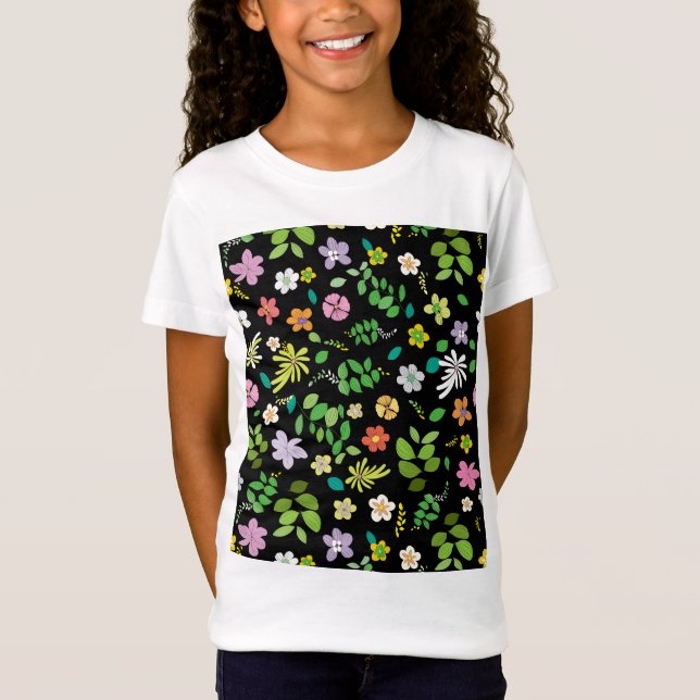 Camiseta Mi Diseño de Flor 5 (Anverso)