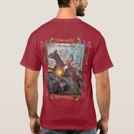 Camiseta mi diseño único de caballo de corazón