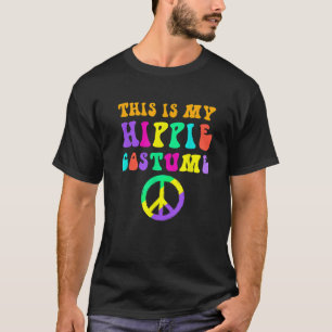 Camiseta Mi disfraz hippie disfrazado gracioso Fiesta Hallo
