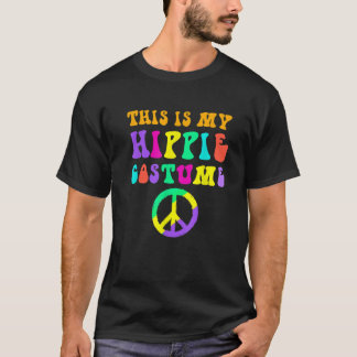 Camiseta Mi disfraz hippie disfrazado gracioso Fiesta Hallo