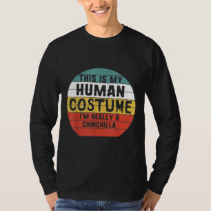 Camiseta Mi disfraz humano soy realmente un Halloween Chinc