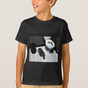 Camiseta Mi divertido animal borracho mapache meme