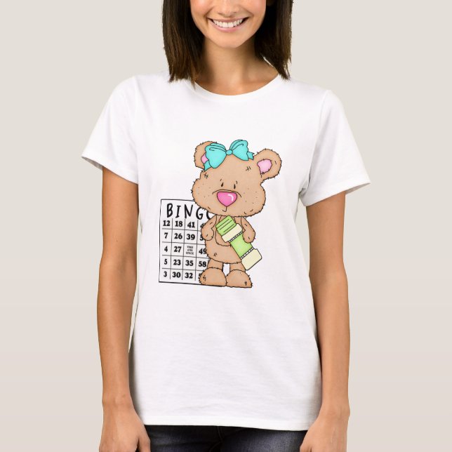 Camiseta Mi divertido Bingo Bear ts-hirt (Anverso)