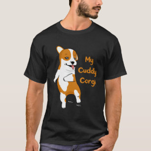 Camiseta Mi divertido cachorro de perro corgi lindo y mimos