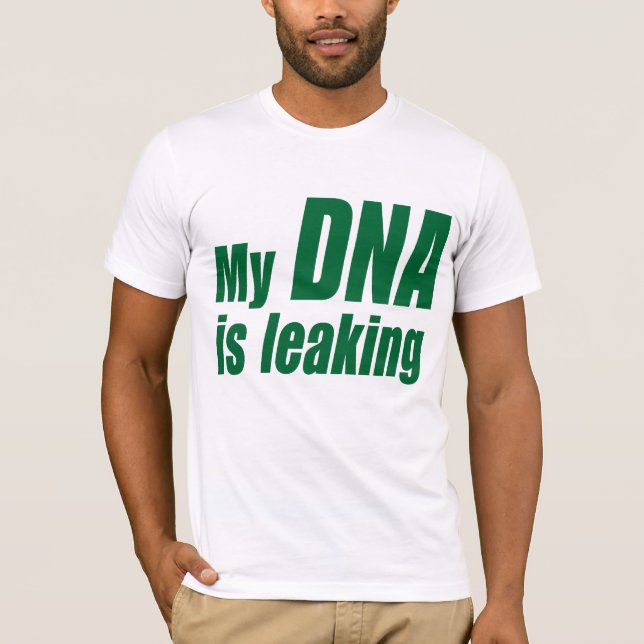 Camiseta Mi DNA se está escapando (Anverso)