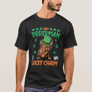 Camiseta Mi Doberman es mi encanto irlandés St Patricks Da