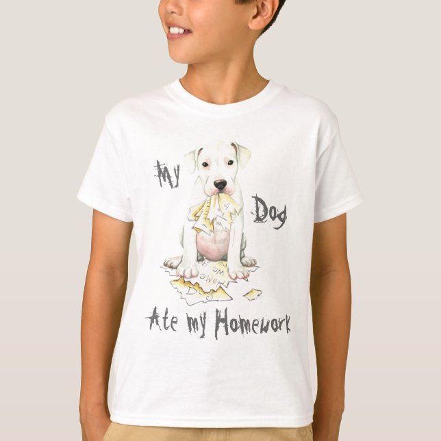 Camiseta Mi Dogo comió mi preparación (Anverso)