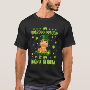 Camiseta Mi dragón con barba es mi encanto afortunado de St