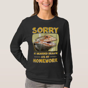Camiseta Mi Dragón De Cabeza Se Comía Mi Escuela De Pogona