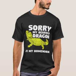 Camiseta Mi Dragón De Cabeza Se Comía Mi Reptil De Pogona