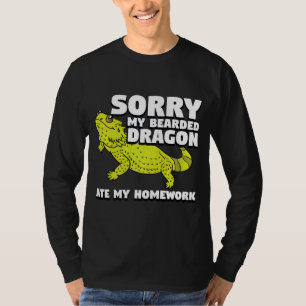Camiseta Mi Dragón De Cabeza Se Comía Mi Reptil De Pogona