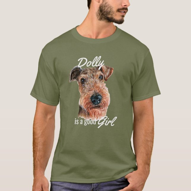 Camiseta Mi dulce Airedale Terrier (Anverso)