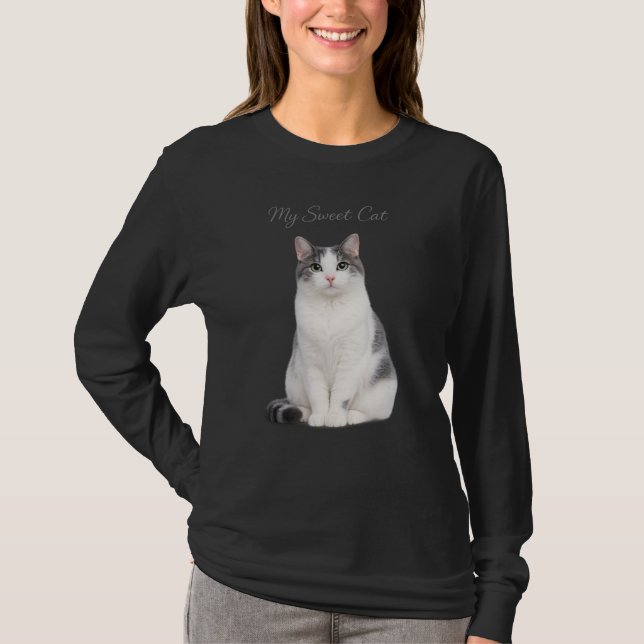 Camiseta Mi dulce gato persa (Anverso)