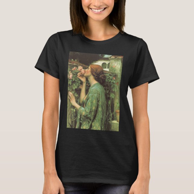 Camiseta Mi dulce Rosa, o el alma del Rosa por Waterhouse (Anverso)