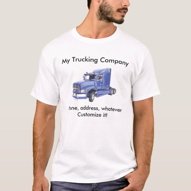 Camiseta Mi empresa de transportes (Anverso)