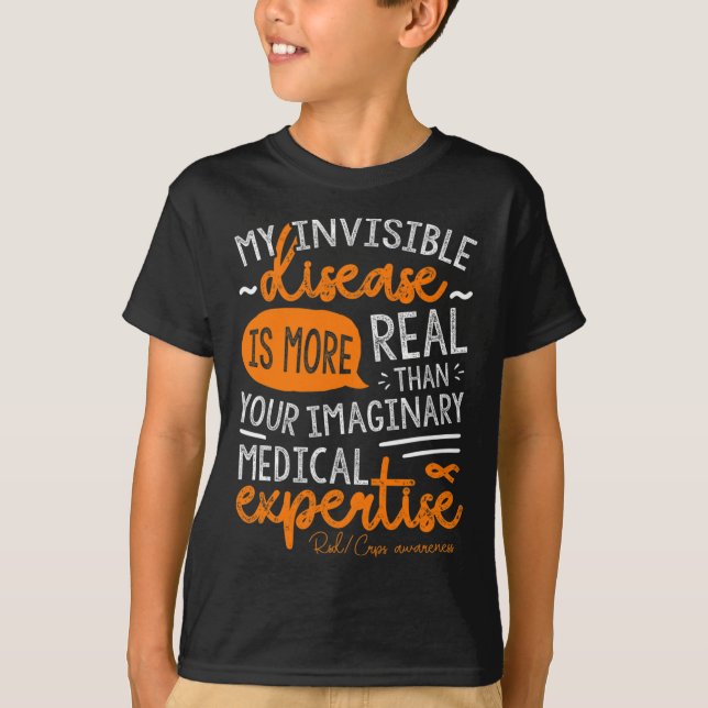Camiseta Mi Enfermedad Invisible Es Real (Anverso)