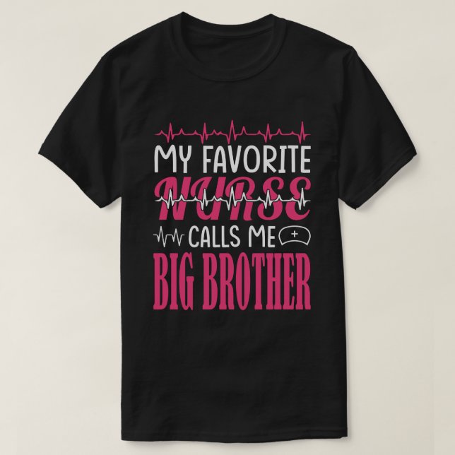 Camiseta Mi enfermera favorita me llama Día de las Madres H (Diseño del anverso)