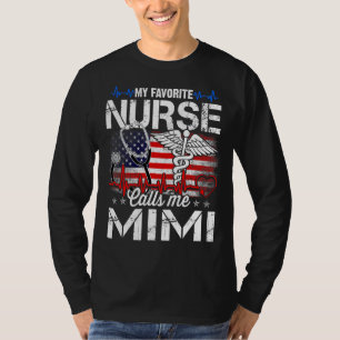 Camiseta Mi enfermera favorita me llama madre de enfermera 
