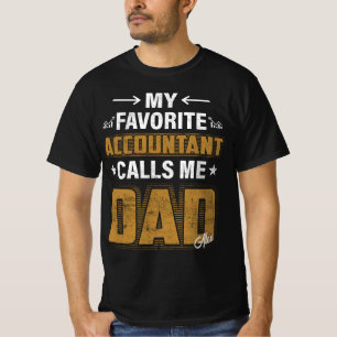 Camiseta Mi envío de contabilidad favorito con nombre perso
