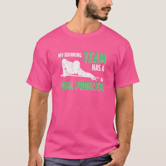 Camiseta Mi Equipo De Bebidas Tiene Un Problema De Piscina