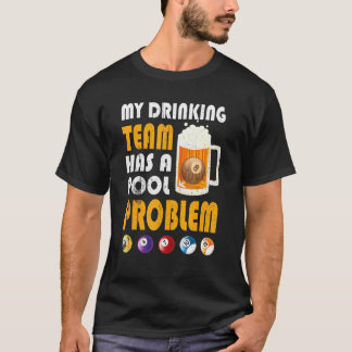 Camiseta Mi Equipo De Bebidas Tiene Una Cerveza Beber Con P