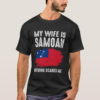 Camiseta Mi es samoano nada me asusta bandera raíces patrim