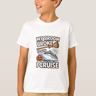 Camiseta Mi escoba se rompió así que ahora navego Bruja de