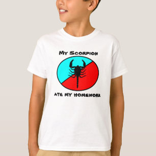 Camiseta Mi escorpión comió mi preparación