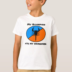 Camiseta Mi escorpión comió mi preparación