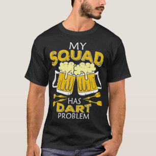 Camiseta Mi escuadrón del jugador Dart Squad Pub Squad ejér