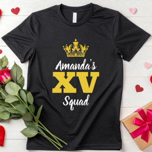 Camiseta Mi escuadrón Quinceanera 20 30 40 cumpleaños