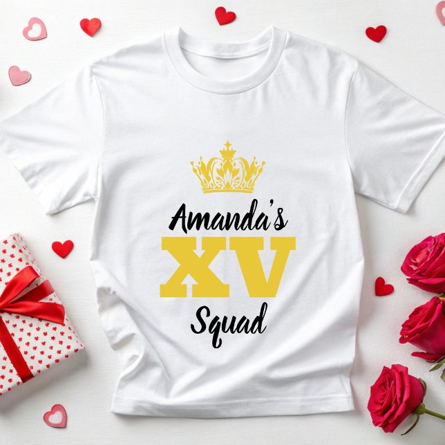 Camiseta Mi escuadrón Quinceanera 20 30 40 cumpleaños (Subido por el creador)