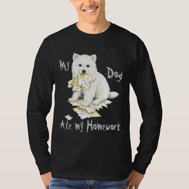 Camiseta Mi Eskie Ate Mi Hometría (Anverso)