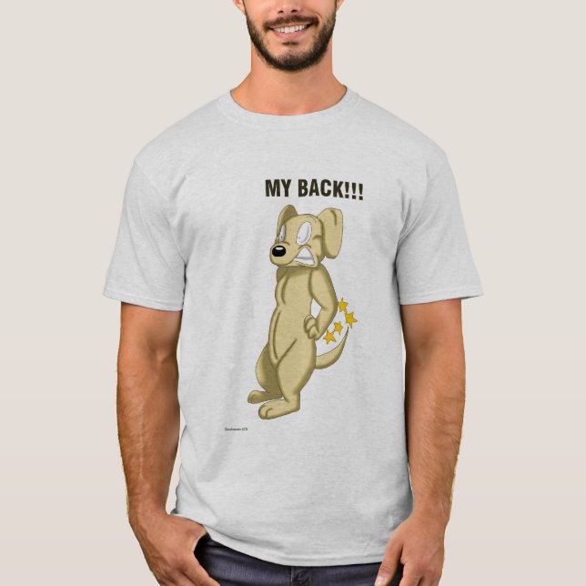 Camiseta ¡¡Mi espalda!! (Anverso)