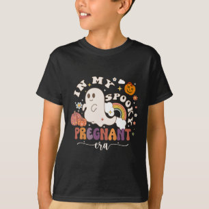 Camiseta Mi espantosa era preñada Fantasma Halloween Embara
