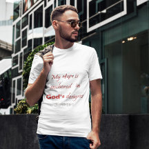 Camiseta Mi Esperanza Está Anclada en el Diseño de