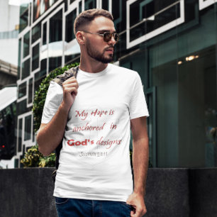 Camiseta Mi Esperanza Está Anclada en el Diseño de