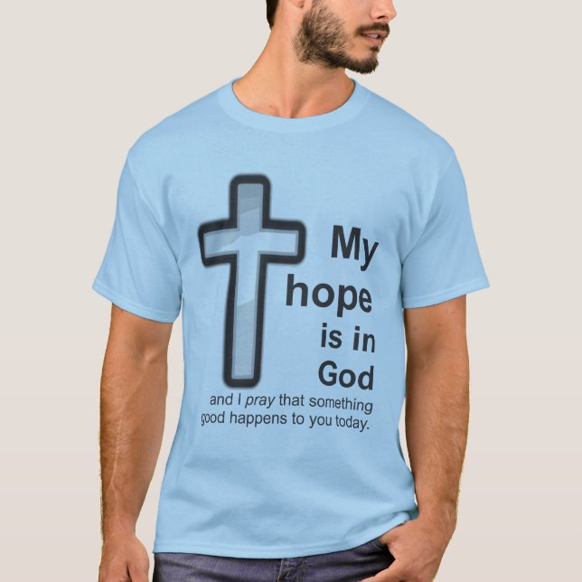 Camiseta Mi esperanza está en Dios (Anverso)