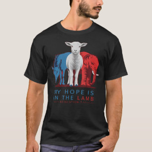 Camiseta Mi Esperanza Está En El Cordero Cristiano Jesús Po