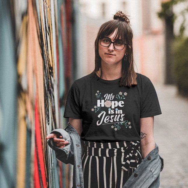 Camiseta Mi Esperanza está en Jesús Floral (Subido por el creador)